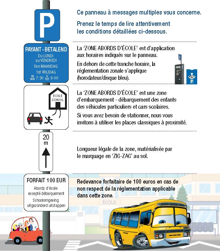 Flyer abords d'école