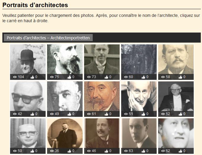 portraits d'architectes