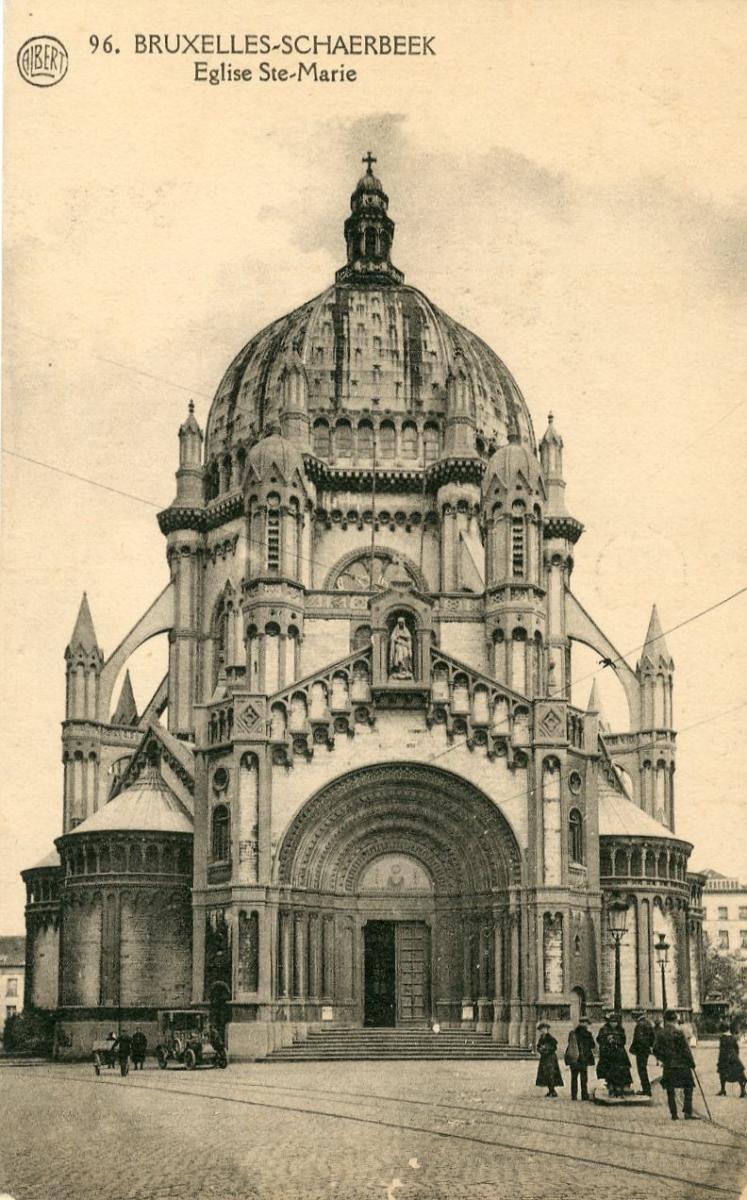 carte postale - église Sainte-Marie