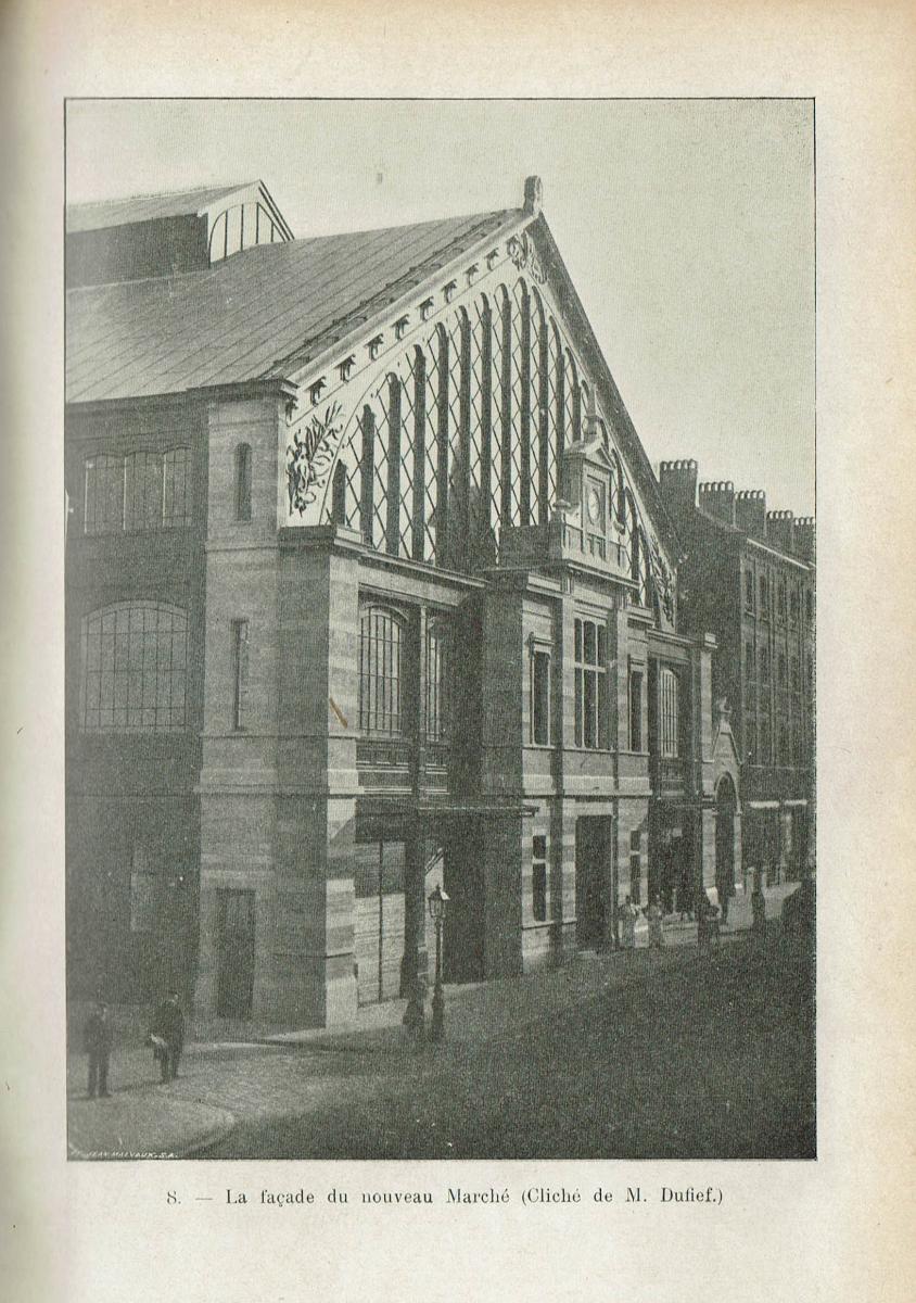 façade du nouveau marché