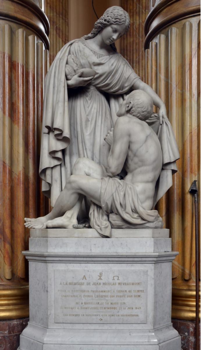 Eglise Saints-Jean-et-Nicolas - sculpture Fraikin